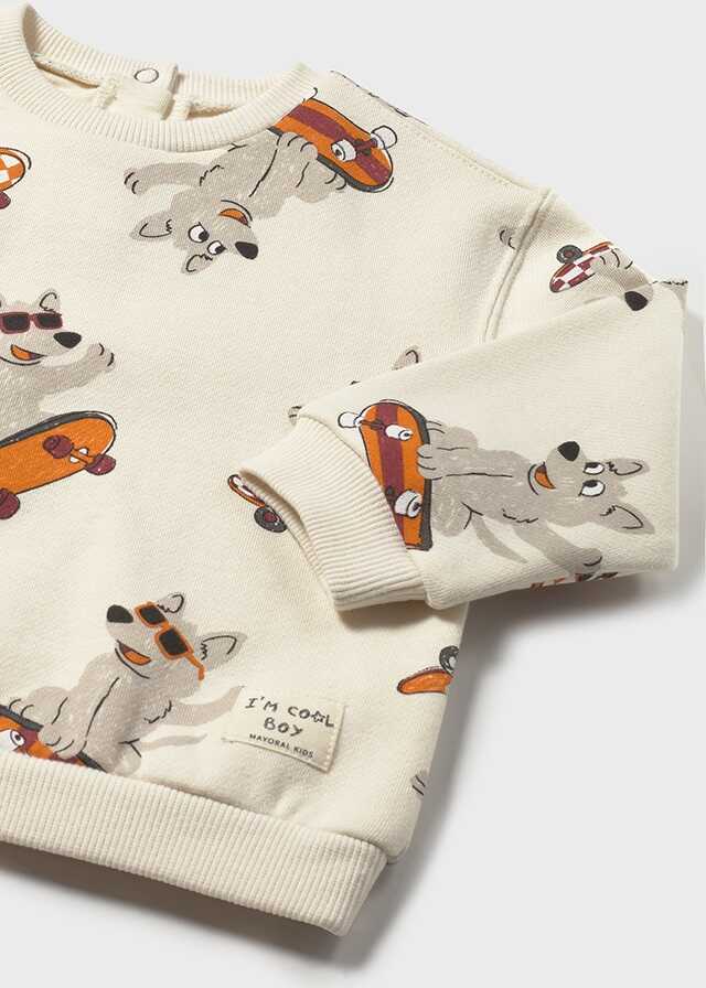 Pullover estampado