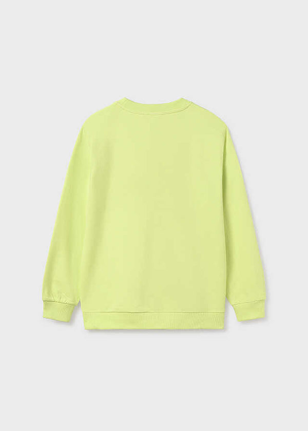 Pullover print embossed