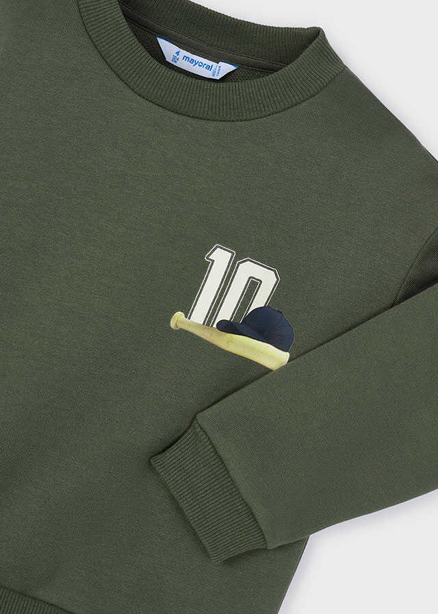 Pullover print espalda