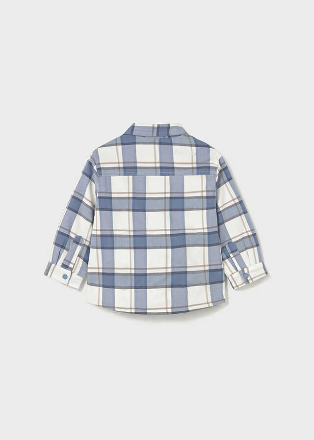 Sobrecamisa cuadros forrada