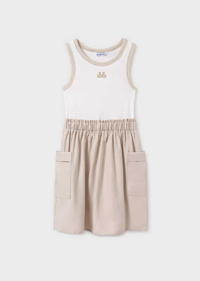 Vestido combinado cargo