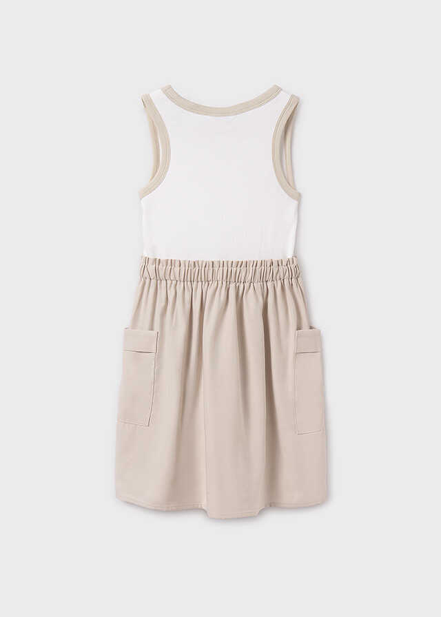 Vestido combinado cargo