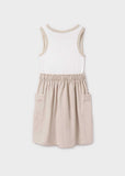 Vestido combinado cargo
