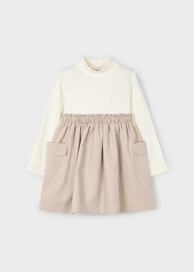 Vestido combinado cargo