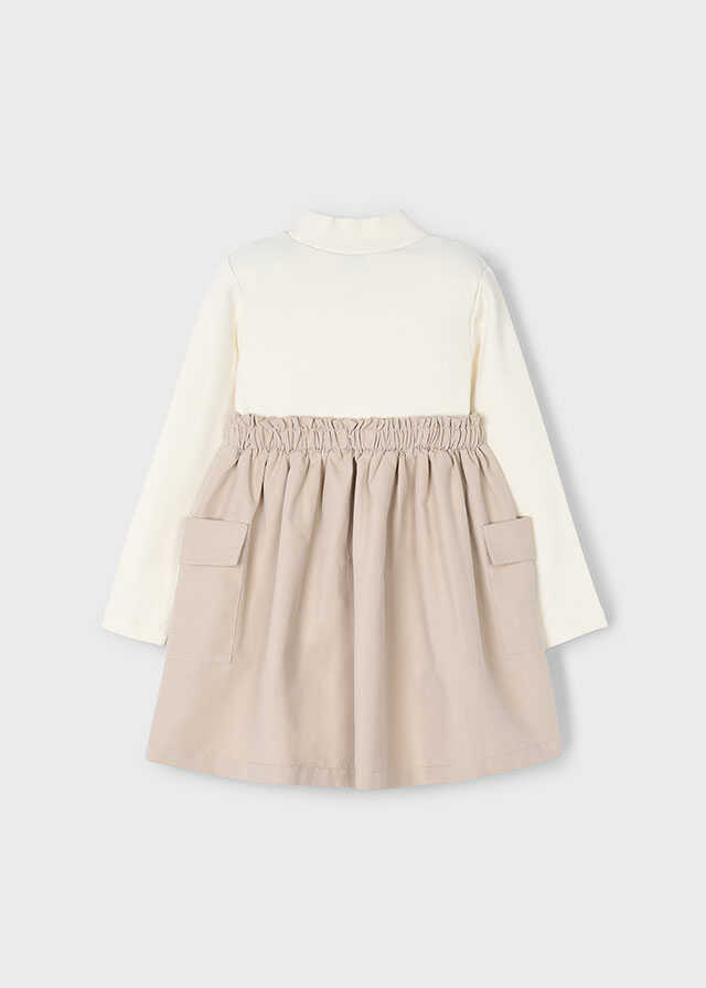Vestido combinado cargo
