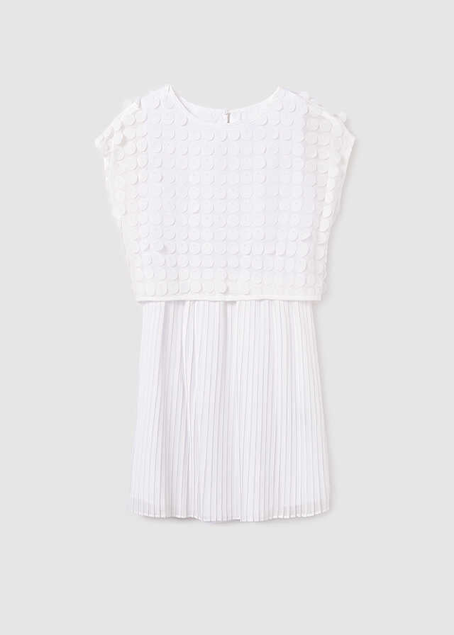Vestido combinado fantasia