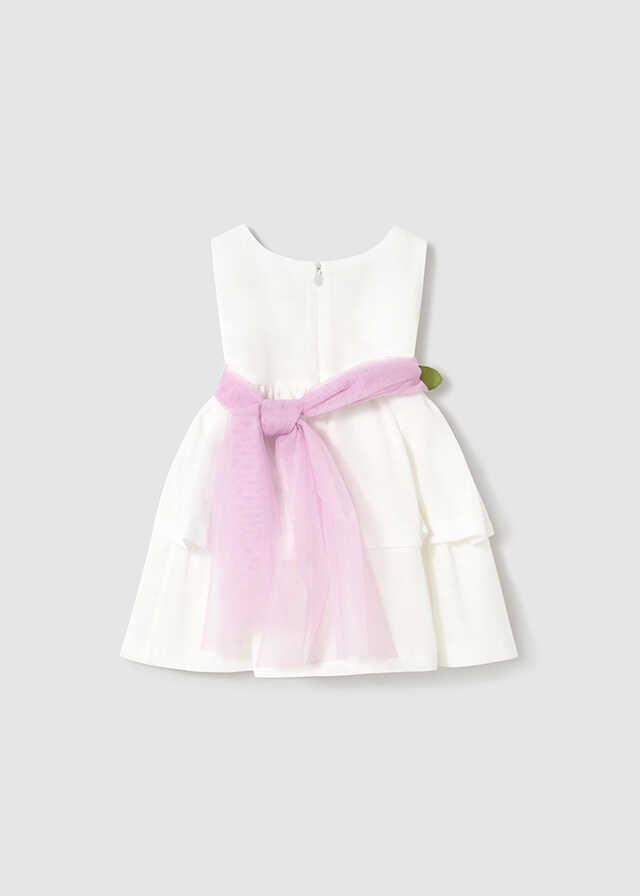 Vestido fajin flores