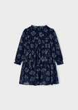 Vestido gasa estampada