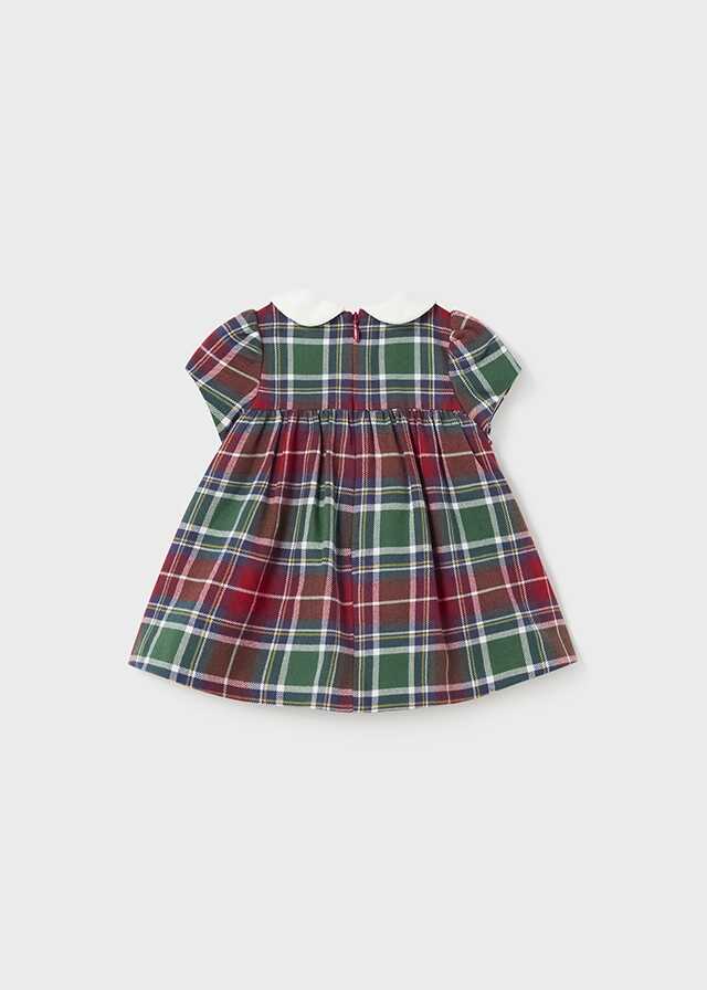 Vestido m/c nido de abeja