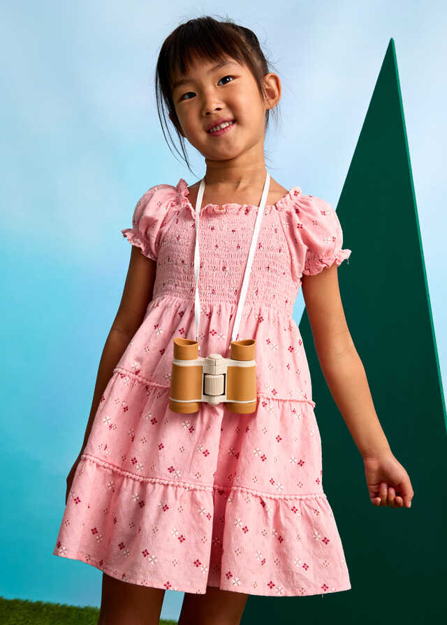 Vestido nido de abeja