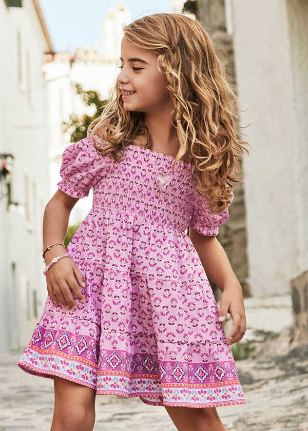 Vestido nido de abeja