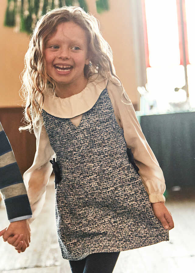 Vestido pichi combinado