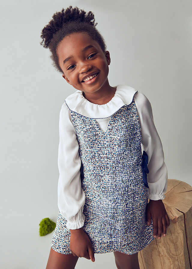 Vestido pichi combinado