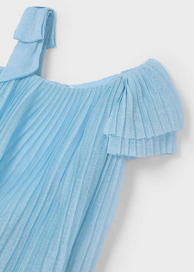 Vestido plisado punto