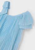 Vestido plisado punto
