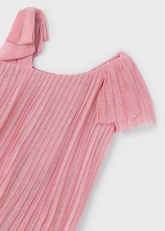 Vestido plisado punto