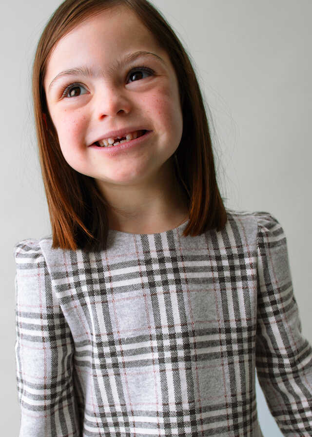 Vestido punto jacquard