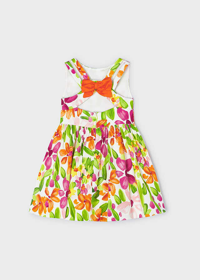 Vestido saten estampado