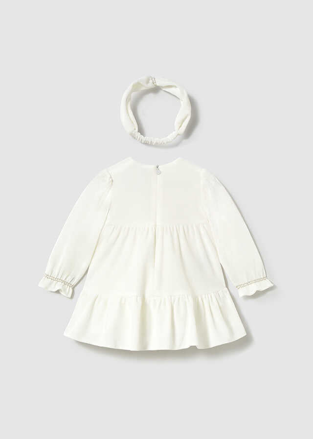 Vestido terciopelo con diadem