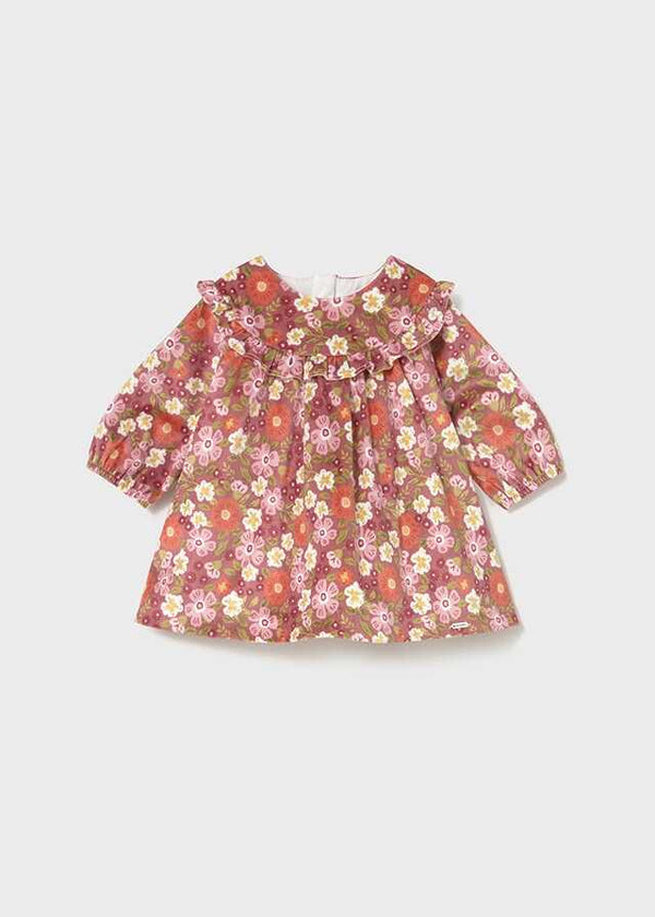 Vestido terciopelo estampado