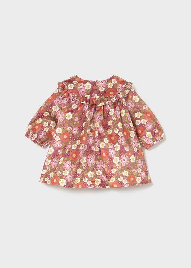 Vestido terciopelo estampado