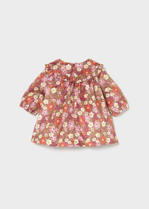 Vestido terciopelo estampado