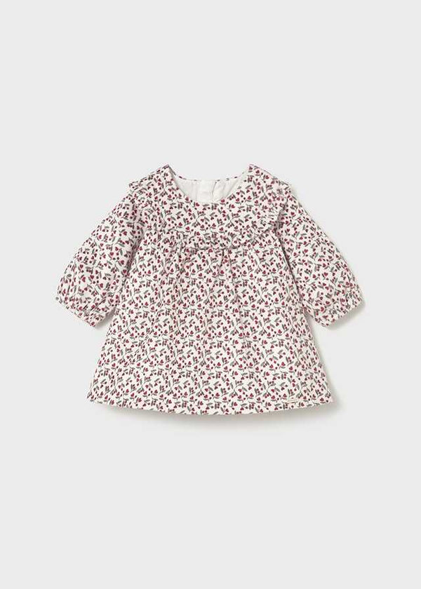 Vestido terciopelo estampado