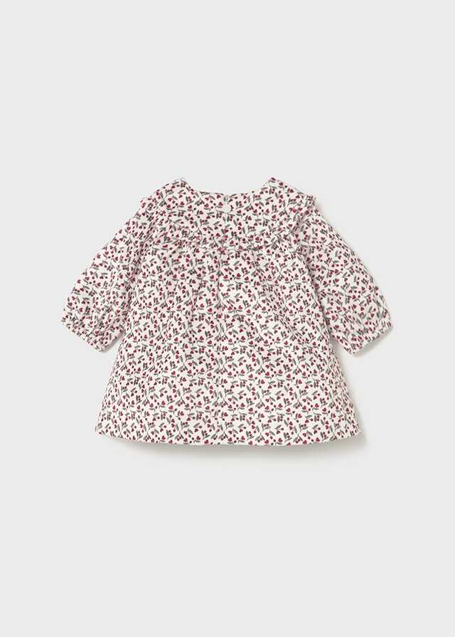 Vestido terciopelo estampado