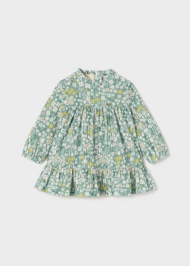 Vestido terciopelo estampado