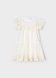 Vestido tul bordado