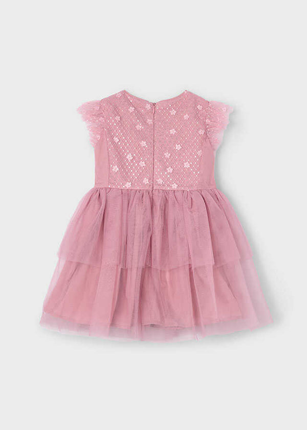Vestido tul lentejuelas