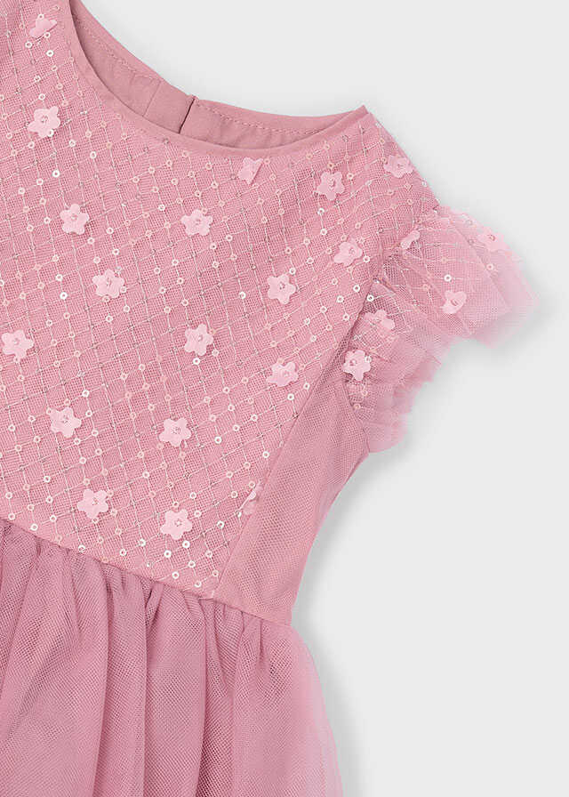 Vestido tul lentejuelas