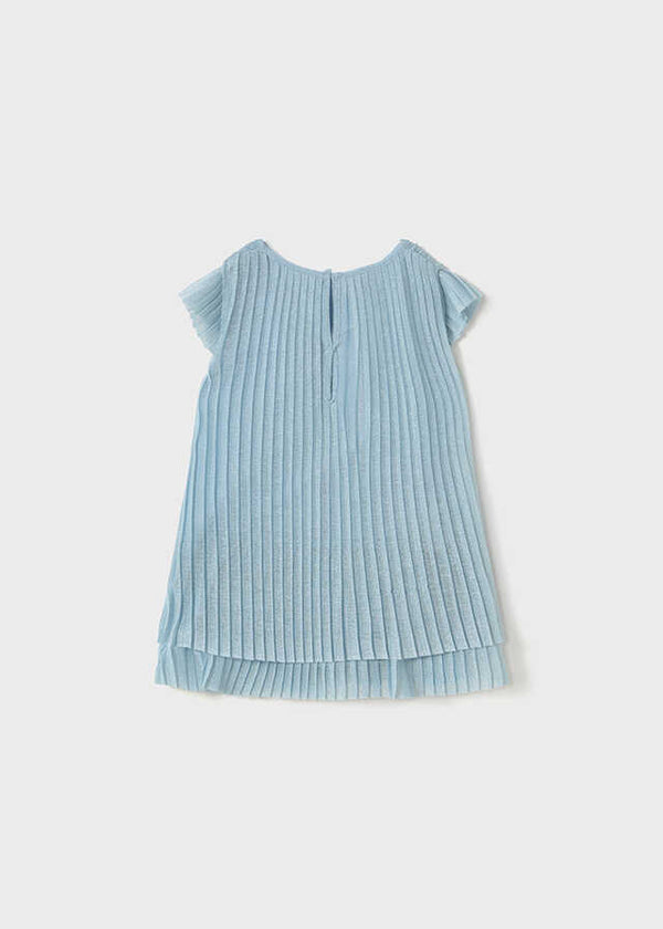Vestido tul plisado