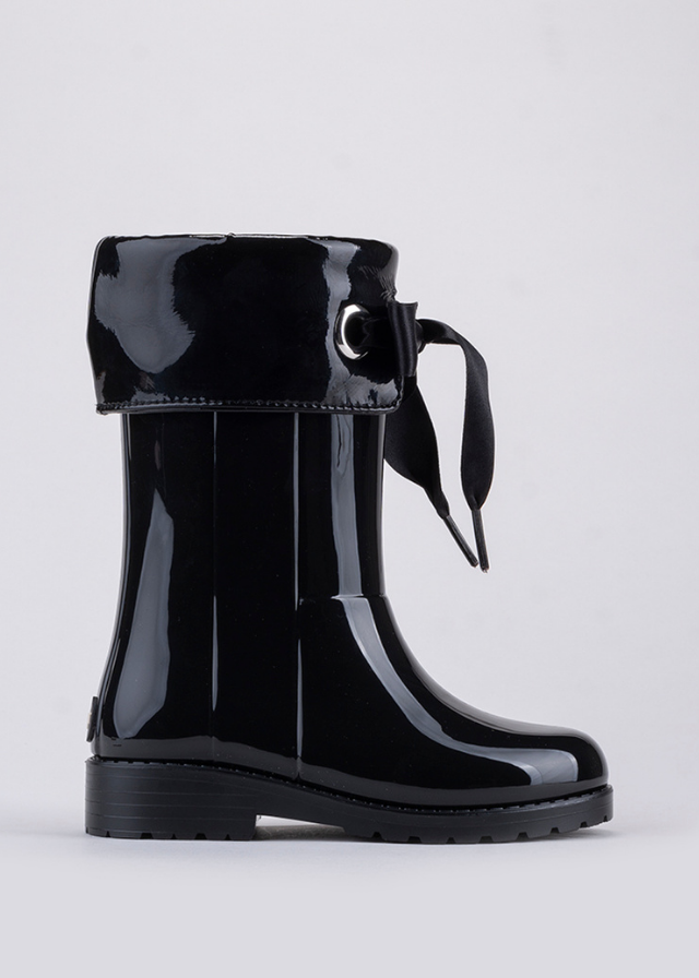 Patent Leather Campera Boots