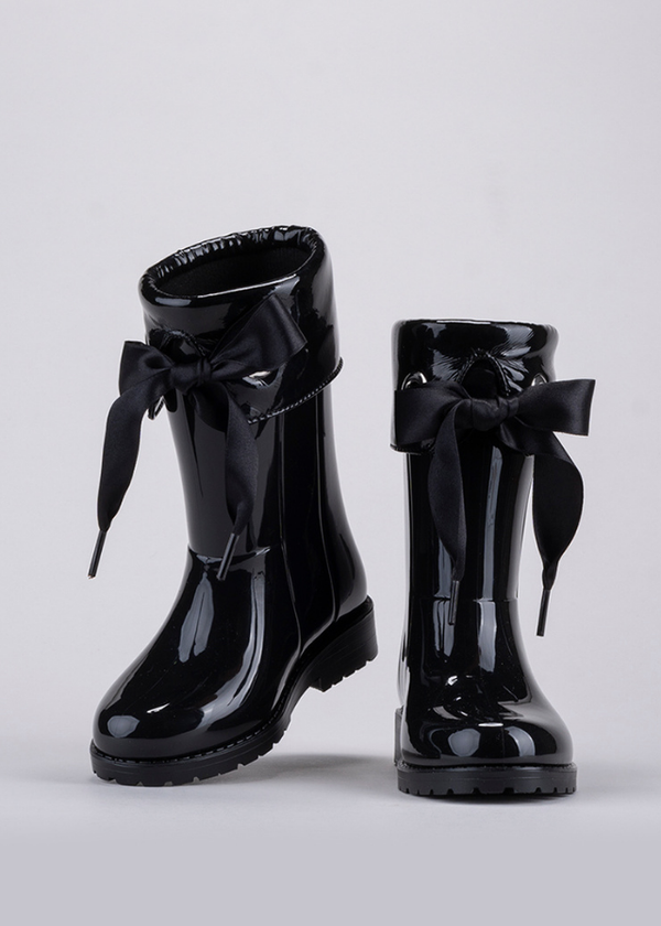 Patent Leather Campera Boots