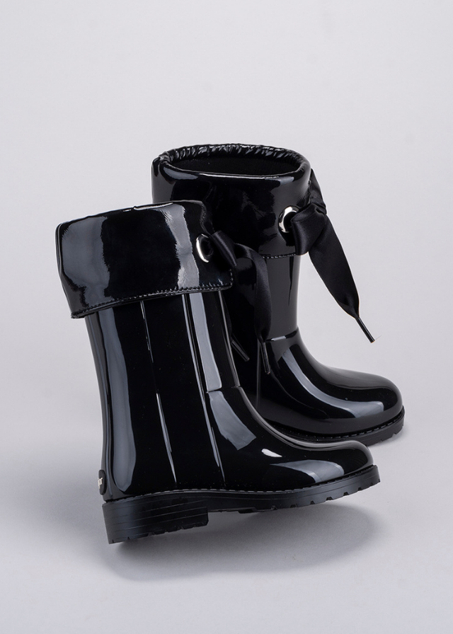Patent Leather Campera Boots