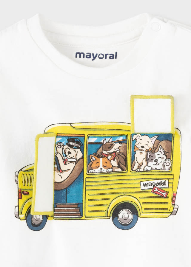 Camiseta m/l play autobus