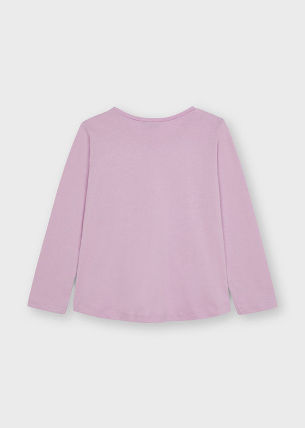Camiseta m/l corazon flock