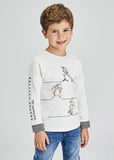 Camiseta m/l bordado skater culture