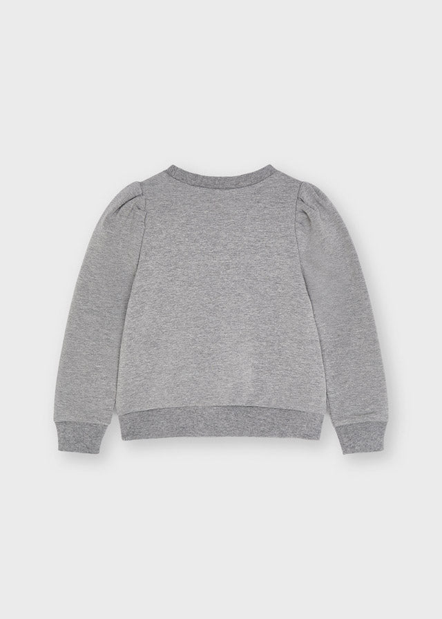Pullover letra lentejuelas