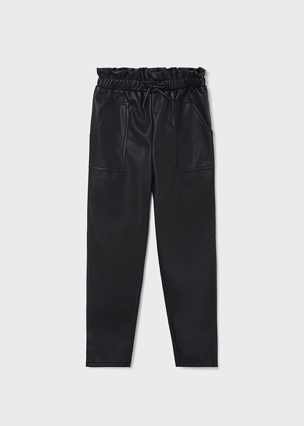Pantalon largo polipiel