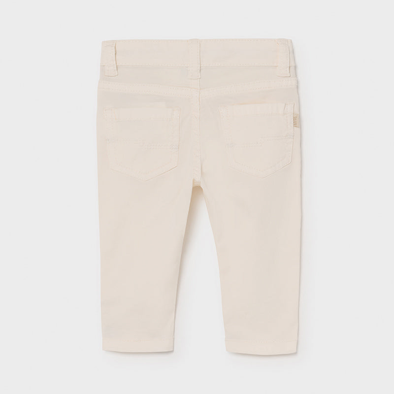Pantalon sarga slim fit basic