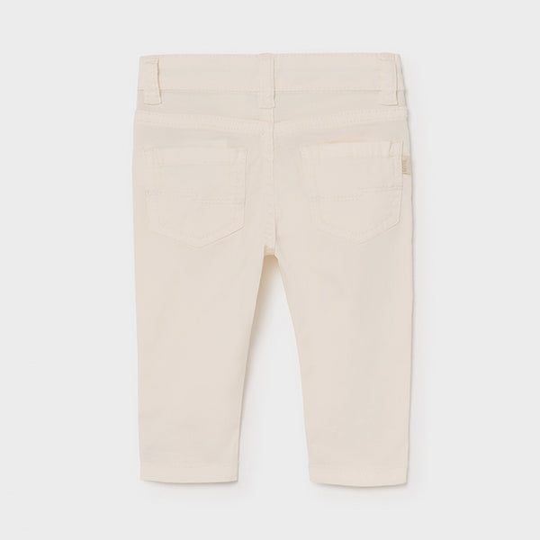 Pantalon sarga slim fit basic