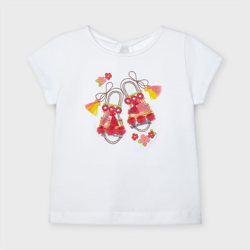 Camiseta m/c sandalias