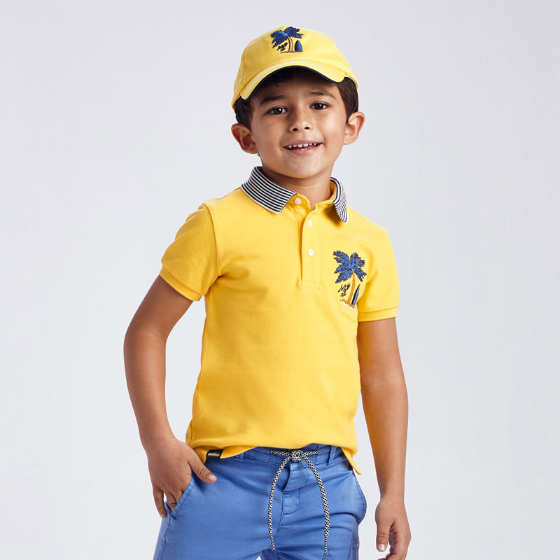 Polo m/c bordados