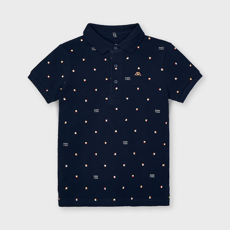 Polo m/c estampado