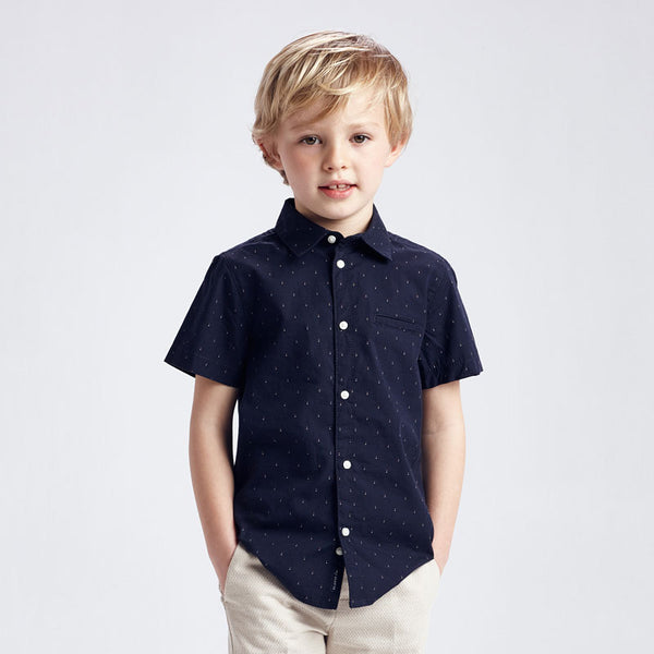 Camisa m/c microestampada