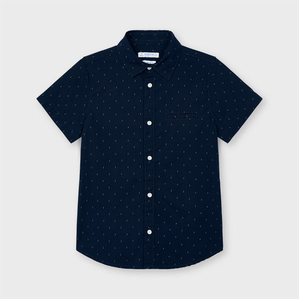 Camisa m/c microestampada