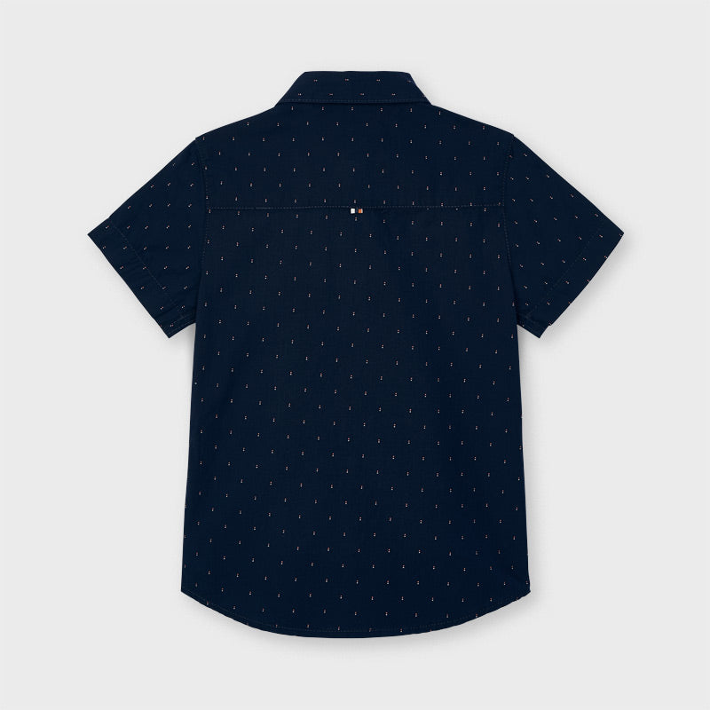 Camisa m/c microestampada