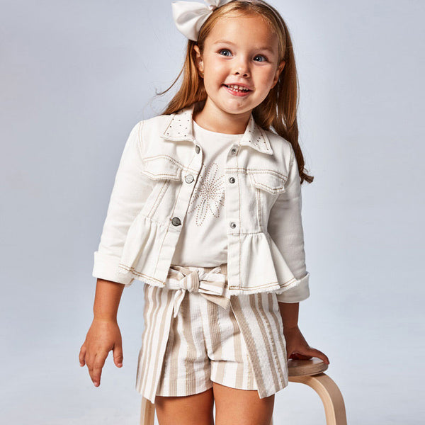 Short rayas lurex